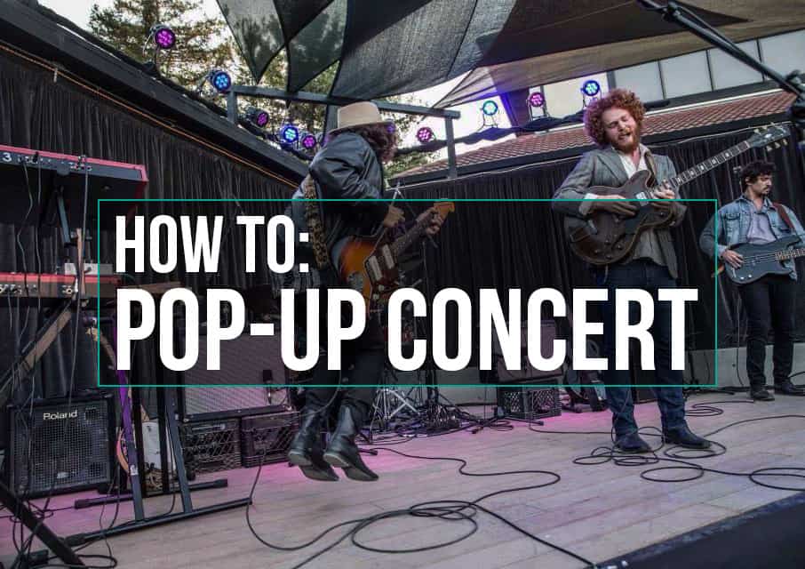 How Throw a Pop-Up Concert - Peerspace Blog