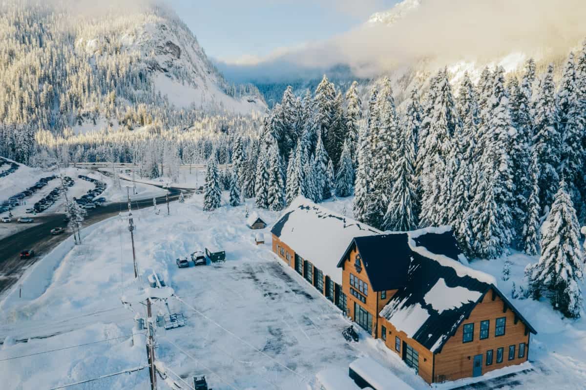 Winter Ski Lodge House Party