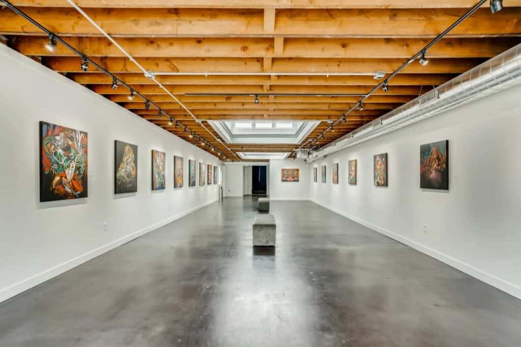 modern gallery space