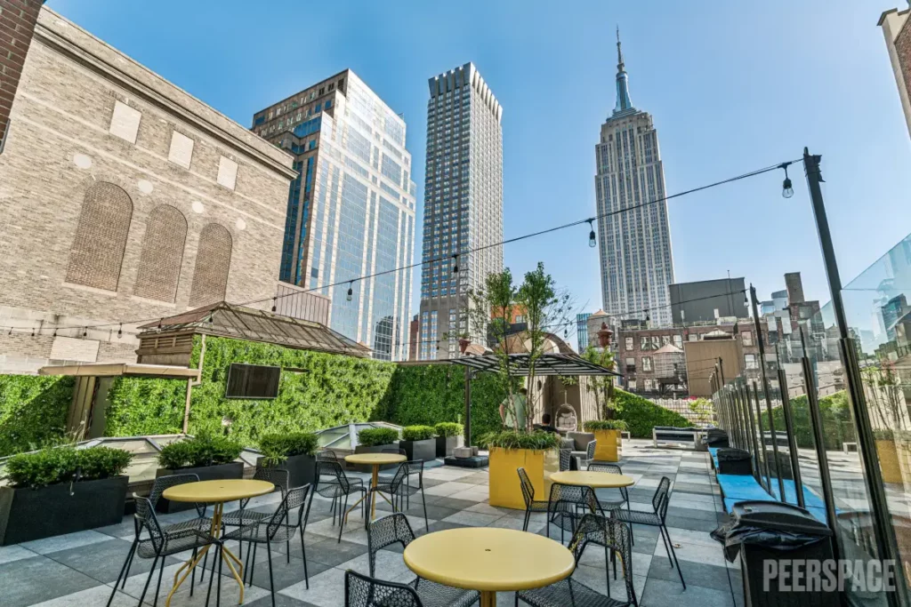 Preciosa terraza nueva en la azotea: increíbles vistas a la ciudad